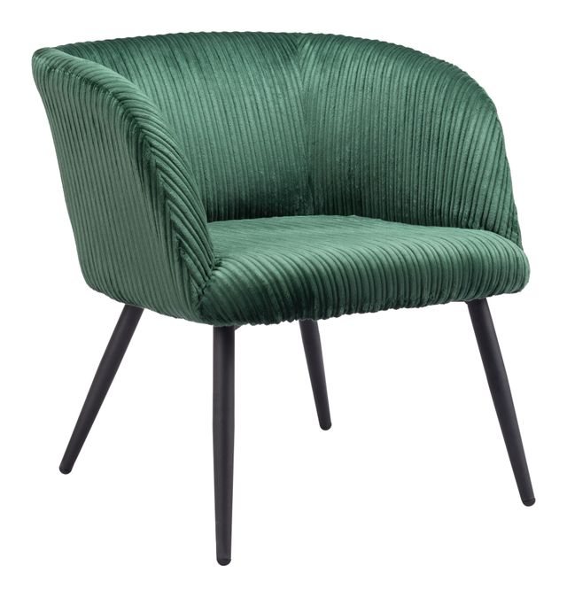 Zuo® Modern Papillion Green Accent Chair-1