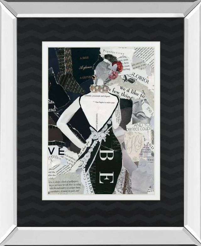 Classy Art Fashion Mosaic II by Carol Robinson Mirrored Frame Wall Art-0