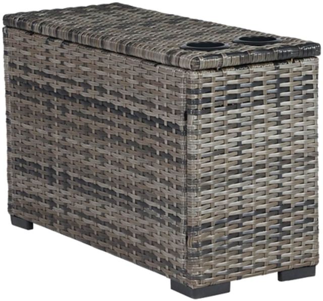 Signature Design by Ashley® Harbor Court 3-Piece Gray Outdoor Sectional-2