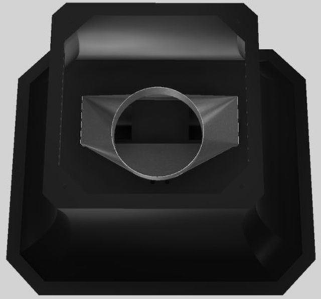 Vent-A-Hood® Designer Series 36" Black Island Range Hood-3