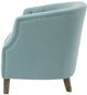 Olliix by Madison Park Dusty Aqua Ansley Chesterfield Barrel Chair-2