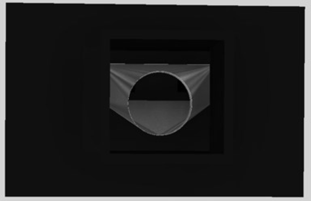 Vent-A-Hood® 42" Black Contemporary Island Range Hood-1