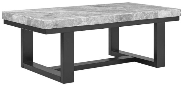 Steve Silver Co. Lucca 3-Piece Gray Occasional Table Set with Espresso Base-2