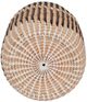 Sagebrook Home Black/Brown Woven Vase-2