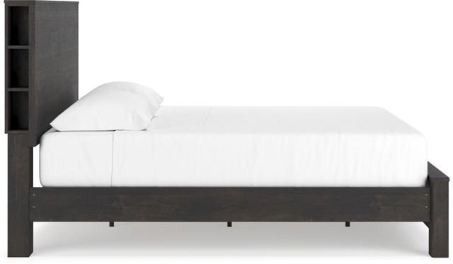 Signature Design by Ashley® Toretto Charcoal King Panel Bookcase Bed-2