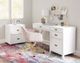 Linon Peggy White Side Storage Desk-1