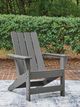 Signature Design by Ashley® Lone View Bay Gray Aluminum Outdoor Adirondack Chair-1