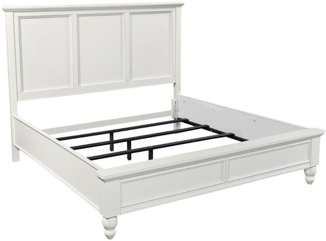 aspenhome® Cambridge White King Panel Bed-1