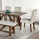 Furniture of America® Losone 6-Piece Brown Dining Table Set with Bench-1