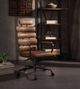 ACME Furniture Calan Retro Brown Leather Office Chair-2
