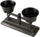 A & B Home Black Weighted Scale Table Decor-1