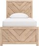Signature Design by Ashley® Sanginlane Tan Youth Twin Panel Bed-1