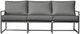 Enclover Acacia Slate/Stainless Steel Sofa-0