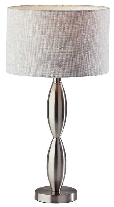 Adesso® Lance Brushed Steel Table Lamp-0