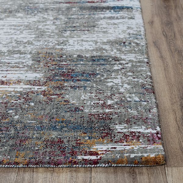 Rizzy Home Signature Gray 5'x8' Rectangular Rug-1
