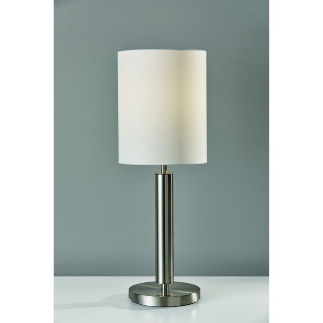 Adesso® Hollywood Brushed Steel Table Lamp-1