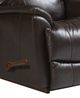 La-Z-Boy® Trouper Walnut Leather Manual Rocking Recliner-1