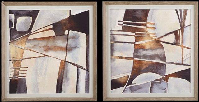 Uttermost® Elvira Errico 2-Piece Vetrina Framed Prints Set-0