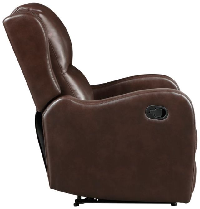 Homelegance® Durant Brown Manual Recliner-3