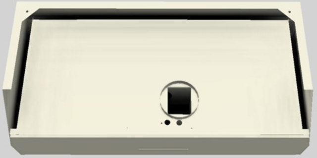 Vent-A-Hood® Designer Series 48" Biscuit Wall Mounted Range Hood-3