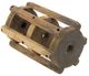 A & B Home Brown Loom Candle Stand-3