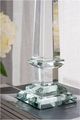 A & B Home Chrome Large Lucent Obelisk Accent-1