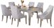Furniture of America® Diocles 7-Piece Silver Gray Dining Set-0