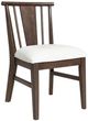 Intercon West End Ivory/Saddle Spindle Splat Side Chair-0
