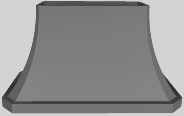 Vent-A-Hood® Designer Series 54" Gunsmoke Island Range Hood-0
