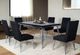 New Classic® Home Furnishings Ava Black/Chrome Dining Side Chair-1