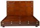 Furniture Classics Gentlemen's Dark Brown King Panel Bed-1