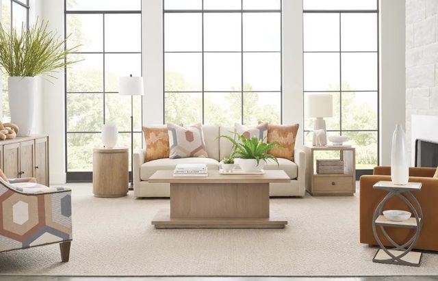 Hammary® Windover Balance Sand Rectangular Coffee Table-2