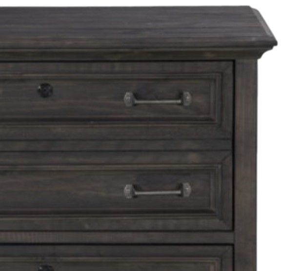 Magnussen Home® Sutton Place Weathered Charcoal Gray Lateral File-3