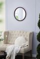 A & B Home Walnut Wall Mirror-5