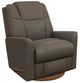 La-Z-Boy® Sparrow Otter Leather Manual Swivel Gliding Recliner-0