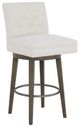 Fairfield® Customizable Entree Dining Straight Short Button Back Swivel Bar Stool-0