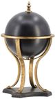 A & B Home Gold/Black Table Top Sphere-0