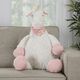 Nourison Home™ Mina Victory Plush Lines Ivory 22''x26'' Unicorn Animal Stuffed Toy -1