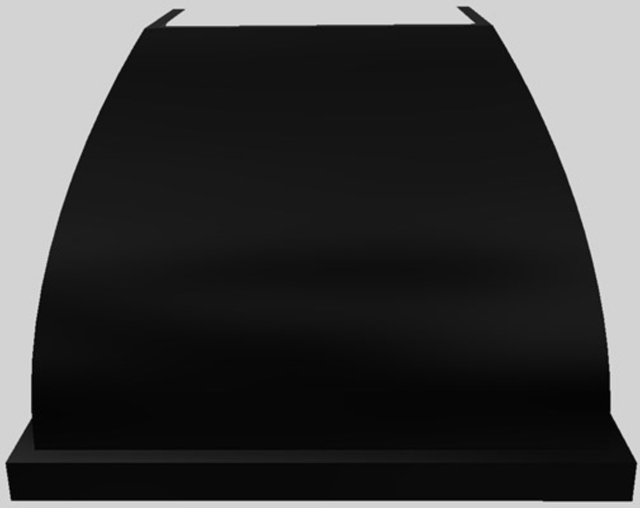 Vent-A-Hood® Designer Series 42" Black Wall Mounted Range Hood-0