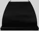 Vent-A-Hood® Designer Series 42" Black Wall Mounted Range Hood-0