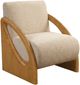 Bassett Mirror Raffi Honey Pine/Spotted Elm Accent Chair-0