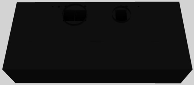 Vent-A-Hood® 54" Black Wall Mounted Range Hood-2