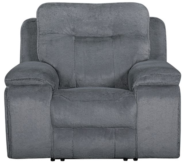 New Classic® Home Furnishings Teddy Gray Power Recliner-2