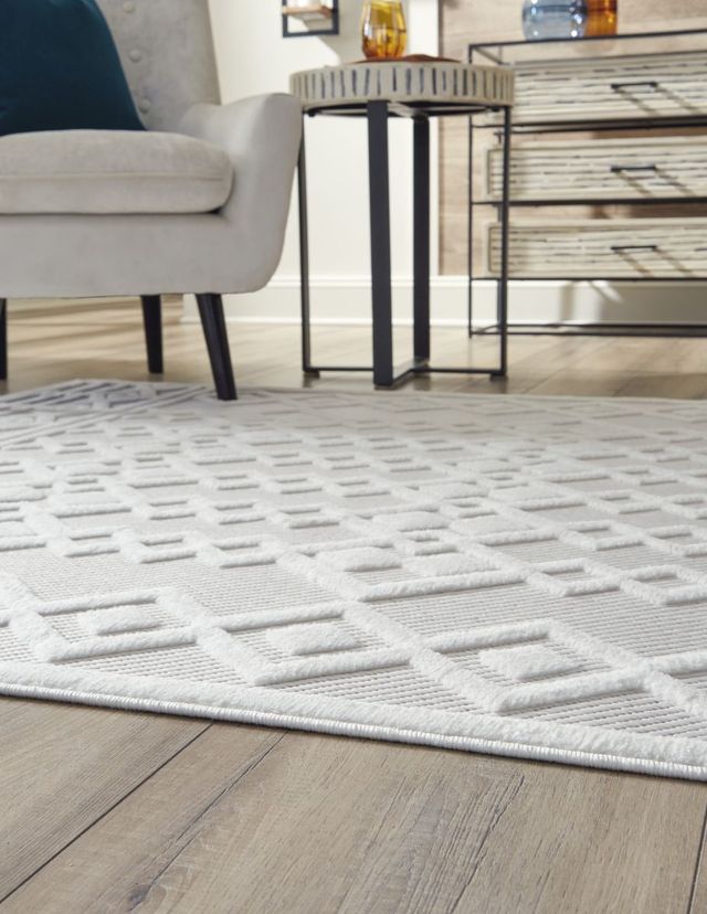 Signature Design by Ashley® Larkton Cream 5'x7' Medium Area Rug-2