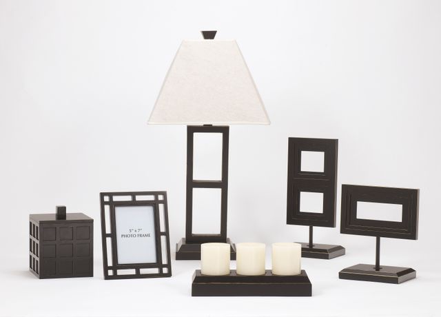 Signature Design by Ashley® Deidra 5-Piece Black Accessory Set-1