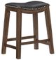 Homelegance® Ordway Black/Brown 24" Counter Stool-0