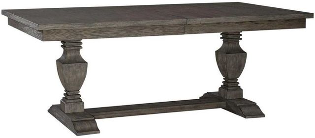 Liberty Furniture Westfield Havana Brown Trestle Dining Table-1
