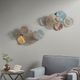 Olliix by Madison Park Lenzie 2 Multicolor Wall Decoration Set-3