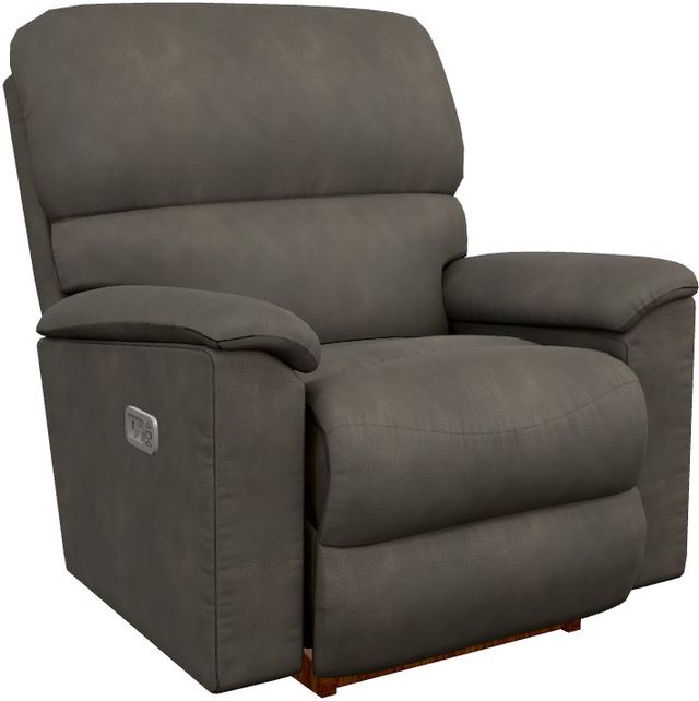 La-Z-Boy® Brooks Slate Power Rocking Recliner with Headrest-0