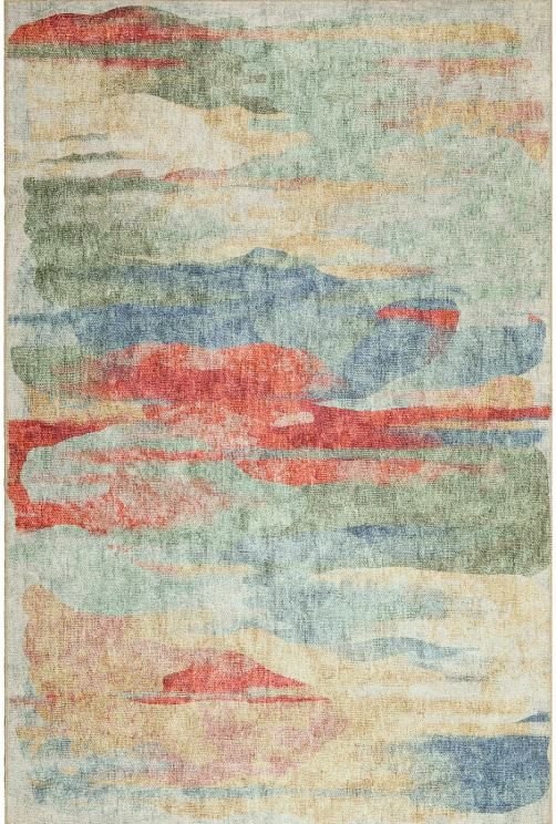 KAS Rugs London Multi Mirage 5'x8' Area Rug-0
